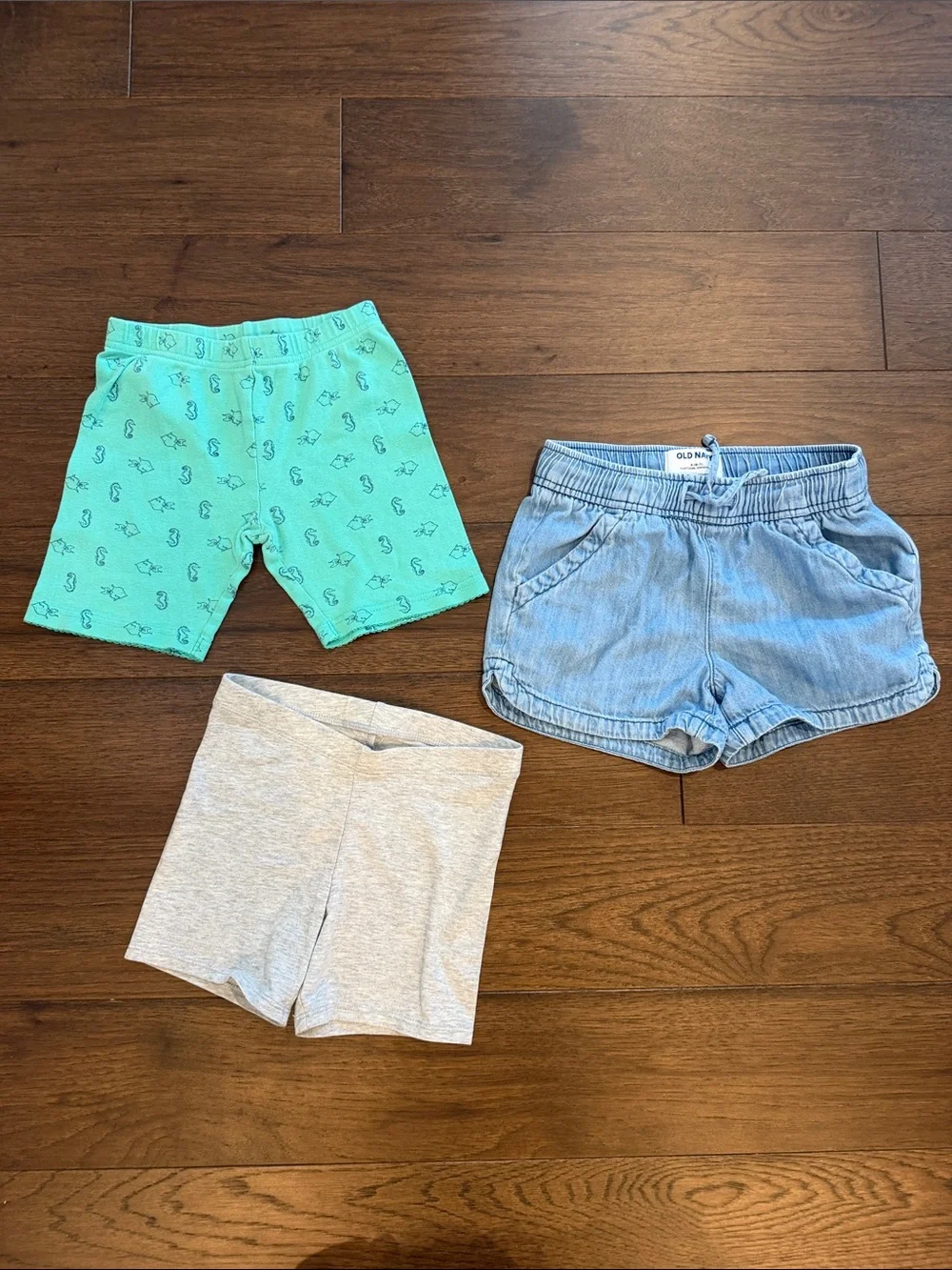 Old Navy/Carters Girls Set of 3 Shorts/Biker Shorts Size 6/7 - C34-076